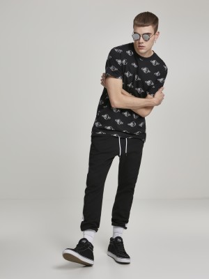 Мъжка черна тениска Mister Tee NASA Planet