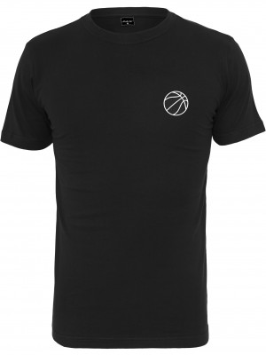 Мъжка тениска Mister Tee Colored Basketball Player в черен цвят