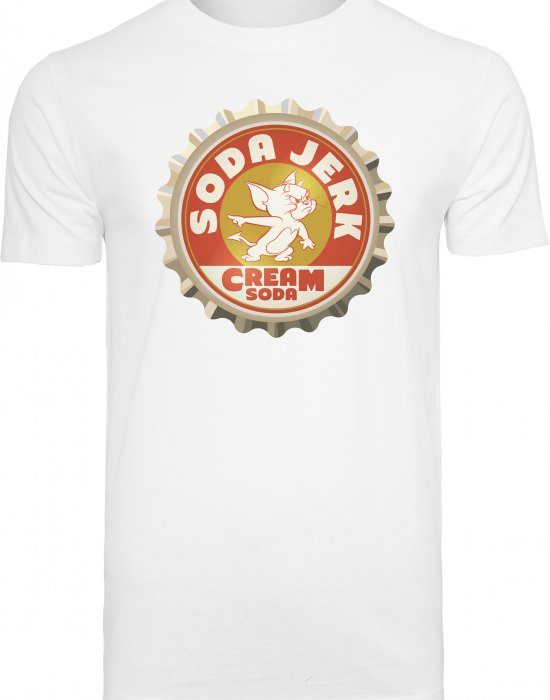 Мъжка бяла тениска Merchcode Tom & Jerry, MERCHCODE, Тениски - Complex.bg