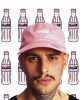 Шапка с козирка MERCHCODE Coca Cola Logo в розово, MERCHCODE, Шапки с козирка - Complex.bg
