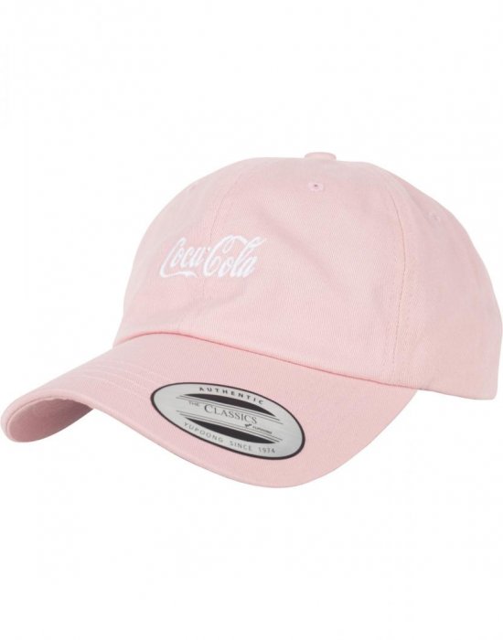 Шапка с козирка MERCHCODE Coca Cola Logo в розово, MERCHCODE, Шапки с козирка - Complex.bg