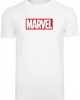 Мъжка тениска MERCHCODE Marvel Logo в бял цвят, MERCHCODE, Тениски - Complex.bg