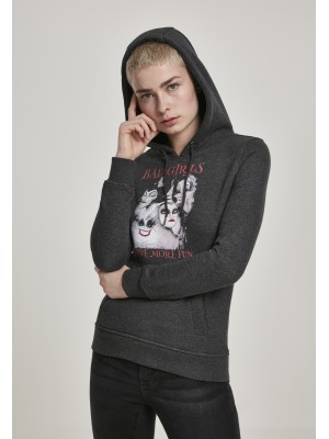 Дамски сив суичър MERCHCODE Bad Girls Have More Fun