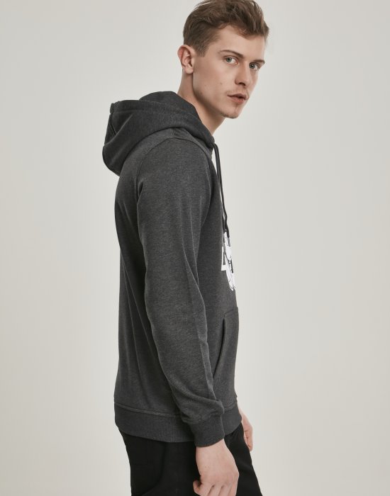 Мъжки суичър MERCHCODE Mickey NY в сив цвят, MERCHCODE, Суичъри - Complex.bg