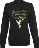 Дамска черна блуза Merchcode Ladies Tinkerbell Dont Grow Up, MERCHCODE, Блузи - Complex.bg