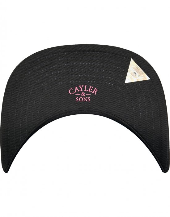 Шапка с козирка в черно и бяло C&S WL Mr C Cap black/white, Cayler & Sons, Шапки с козирка - Complex.bg