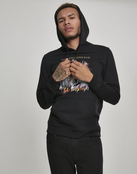 Мъжки суичър The Notorious B.I.G. Biggie Flames, MERCHCODE, Суичъри - Complex.bg
