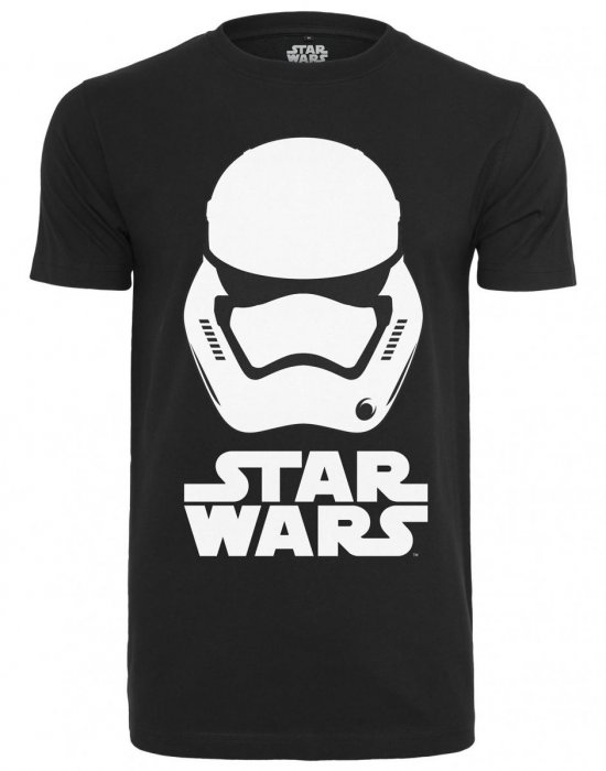 Мъжка тениска Merchcode Star Wars Trooper в черен цвят, MERCHCODE, Тениски - Complex.bg