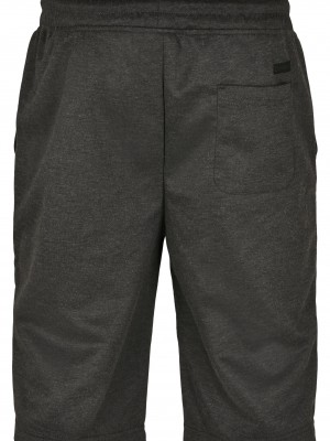 Мъжки къси панталони SouthPole Tech Fleece в тъмносив цвят