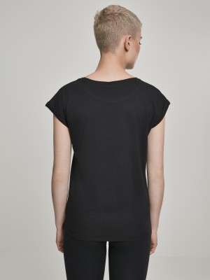 Дамска тениска Merchcode Friends Logo в черен цвят