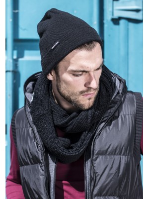 Зимна шапка Бийни черна Urban Classics Beanie TB811