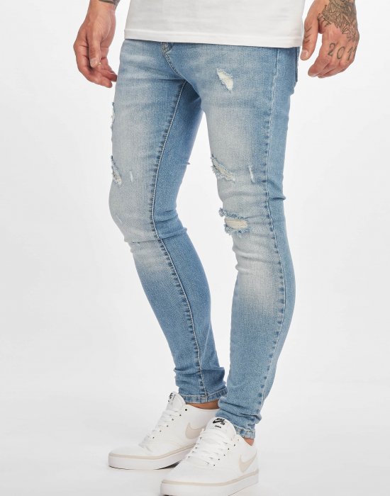 Мъжки Skinny-Jeans дънки DEF Dean в син цвят, DEF, Мъже - Complex.bg