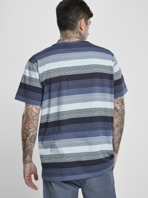 Мъжка тениска на райета в синьо Urban Classics Yarn Dyed Sunrise