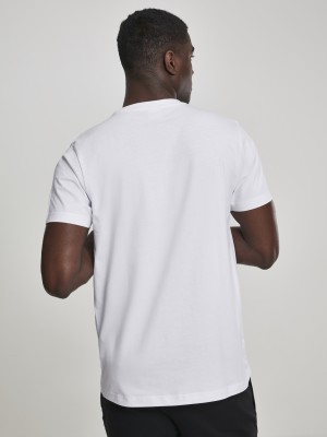 Комплект мъжки тениски в бяло Urban Classics Basic Tee 2-Pack