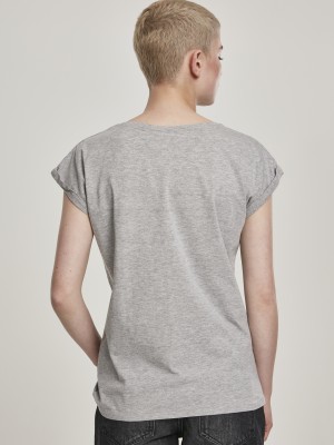 Дамска тениска Merchcode Gorillaz Logo в сив цвят