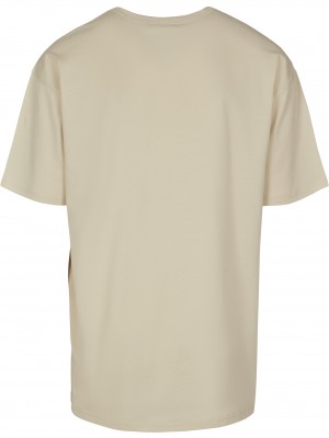 Мъжка тениска в пясъчен цвят Urban Classics  Organic Basic 