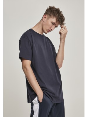 Мъжка тениска в тъмносиньо Urban Classics Organic Basic