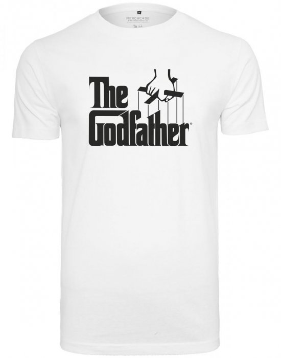 Мъжка тениска Merchcode The Godfather Logo в бял цвят, MERCHCODE, Тениски - Complex.bg