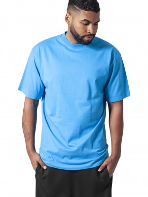 Мъжка тениска в тюркоазен цвят Urban Classics Tall 