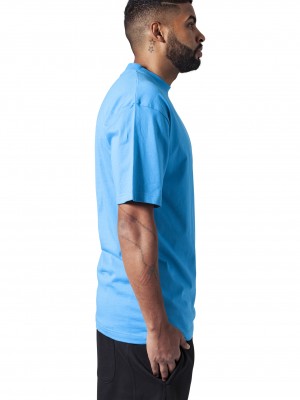 Мъжка тениска в тюркоазен цвят Urban Classics Tall 