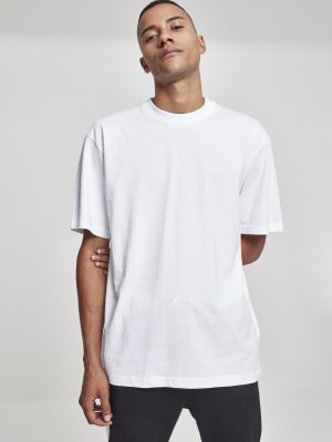 Мъжка тениска в бяло Urban Classics Tall