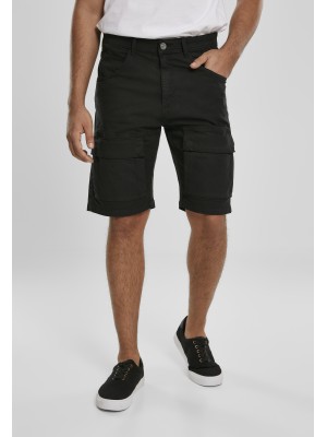 Мъжки къси панталони в черно Urban Classics Cargo