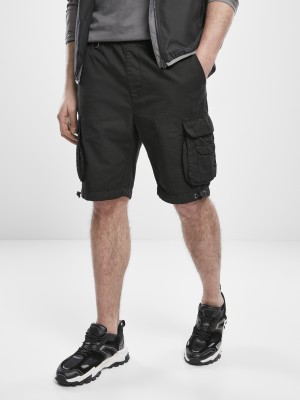 Мъжки къси панталони в черно Urban Classics Cargo