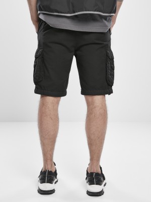 Мъжки къси панталони в черно Urban Classics Cargo