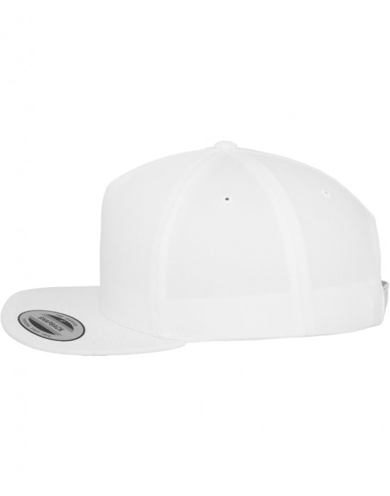 Шапка с козирка в бяло Classic 5 Panel Snapback, Urban Classics, Шапки с козирка - Complex.bg