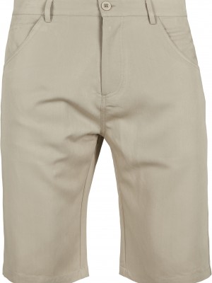 Мъжки къси панталони в бежово Urban Classics Twill 
