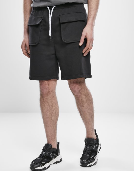 Мъжки къси панталони в черно Urban Classics Big Pocket, Urban Classics, Къси панталони - Complex.bg