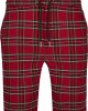 Мъжки къси панталони в червено каре Urban Classics Checker, Urban Classics, Къси панталони - Complex.bg