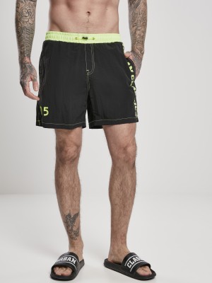 Мъжки бански в черно Urban Classics Logo