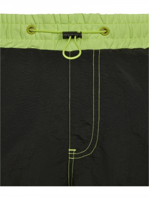 Мъжки бански в черно Urban Classics Logo