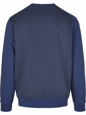 Мъжка блуза Urban Classics 2-Tone в два нюанса синьо