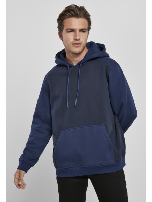 Мъжки суичър Urban Classics 2-Tone в два нюанса синьо