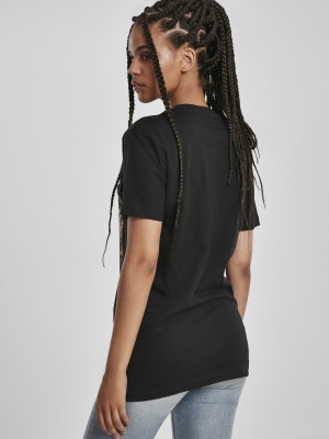 Дамска тениска Merchcode Frida Kahlo в черен цвят