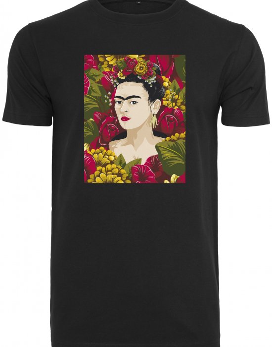Дамска тениска Merchcode Frida Kahlo в черен цвят, MERCHCODE, Тениски - Complex.bg