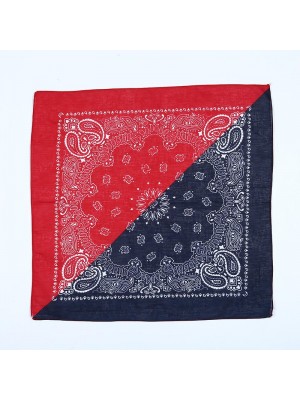 Кърпа за глава бандана HoodStyle Bandana двуцветна - тъмносиньо-червено Кърпа за глава бандана HoodStyle Bandana двуцветна - тъмносиньо-червено