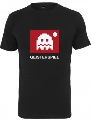 Мъжка тениска в черно Urban Classics Geisterspiel 