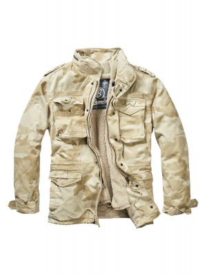 Премиум мъжко яке в пясъчен камуфлаж Brandit M65 Giant sandcamo 