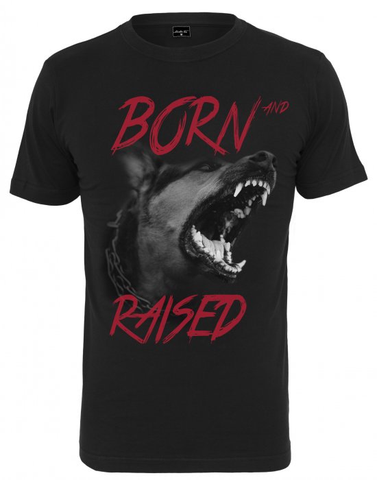 Мъжка тениска в черно Мister Tee Born & Raised, Urban Classics, Тениски - Complex.bg