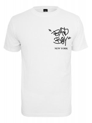 Мъжка тениска в бяло Мister Tee Bad