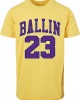 Мъжка тениска в жълто Мister Tee Ballin 23, Urban Classics, Тениски - Complex.bg