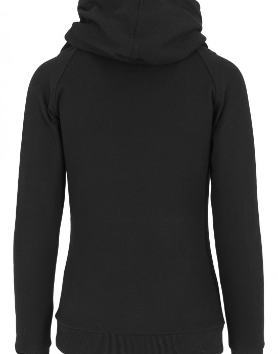 Дамски суичър в черно Urban Classics Raglan High Neck Hoody, Urban Classics, Суичъри - Complex.bg