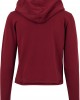 Дамски суичър в цвят бордо Urban Classics Ladies Cropped Terry Hoody, Urban Classics, Суичъри - Complex.bg