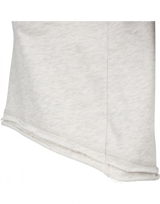 Дамски суичър в бял меланж Urban Classics Ladies Cropped Terry Hoody, Urban Classics, Суичъри - Complex.bg