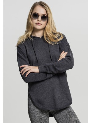 Дамски суичър в цвят графит Urban Classics Ladies Oversized Terry Hoody 