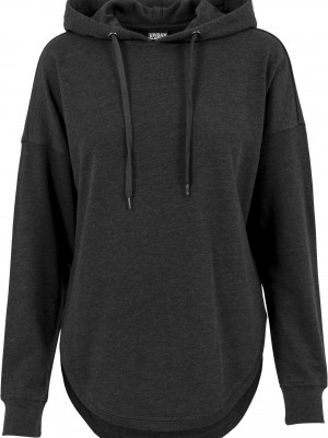 Дамски суичър в цвят графит Urban Classics Ladies Oversized Terry Hoody 