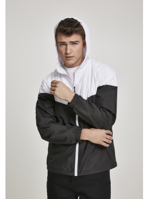 Мъжко яке Urban Classics 2-Tone Tech в бял и черен цвят